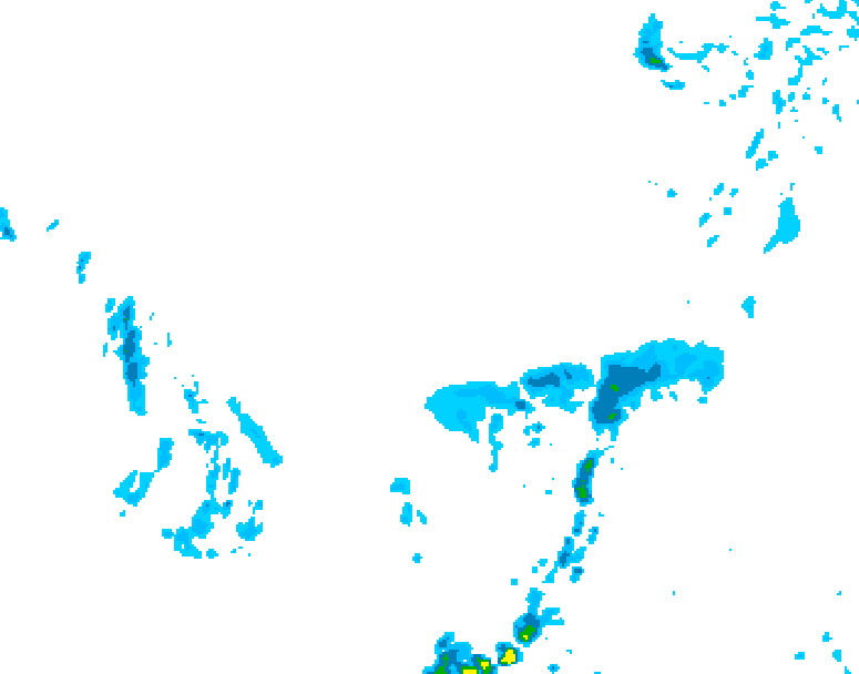 GDPS precipitation 156 hour forecast chart for Canada based on 2026/03/01 1200Z data
