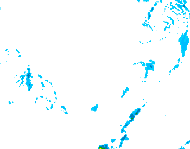 GDPS precipitation 174 hour forecast chart for Canada based on 2026/03/01 1200Z data