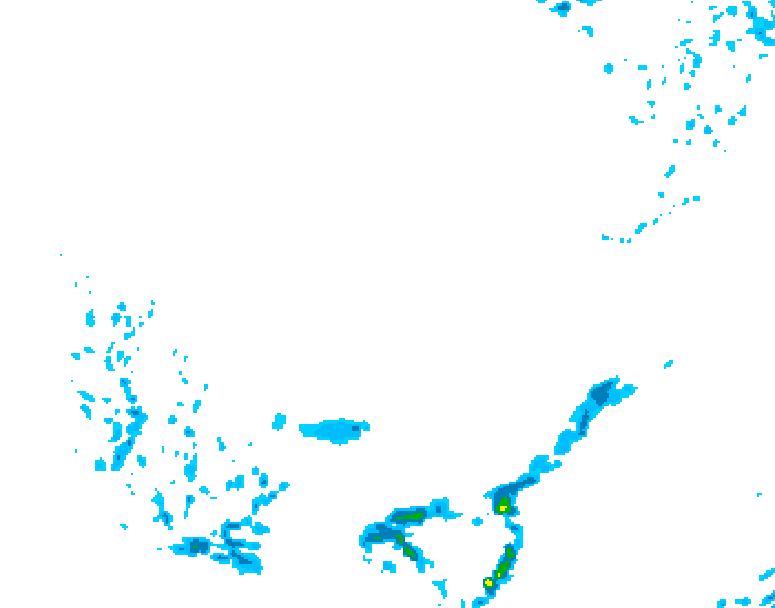 GDPS precipitation 204 hour forecast chart for Canada based on 2026/03/01 1200Z data