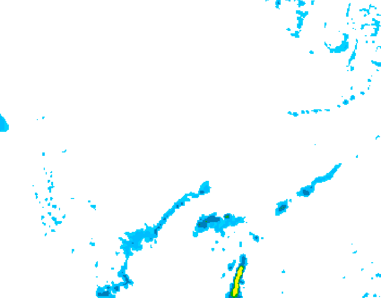 GDPS precipitation 216 hour forecast chart for Canada based on 2026/03/01 1200Z data