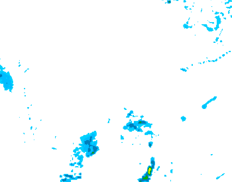 GDPS precipitation 222 hour forecast chart for Canada based on 2026/03/01 1200Z data