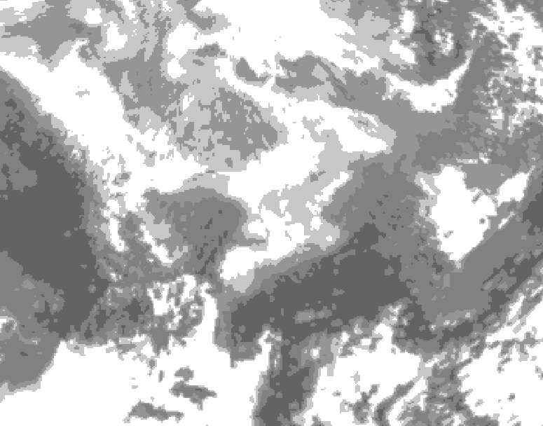GDPS total cloud 138 hour forecast chart for Canada based on 2026/03/01 1200Z data