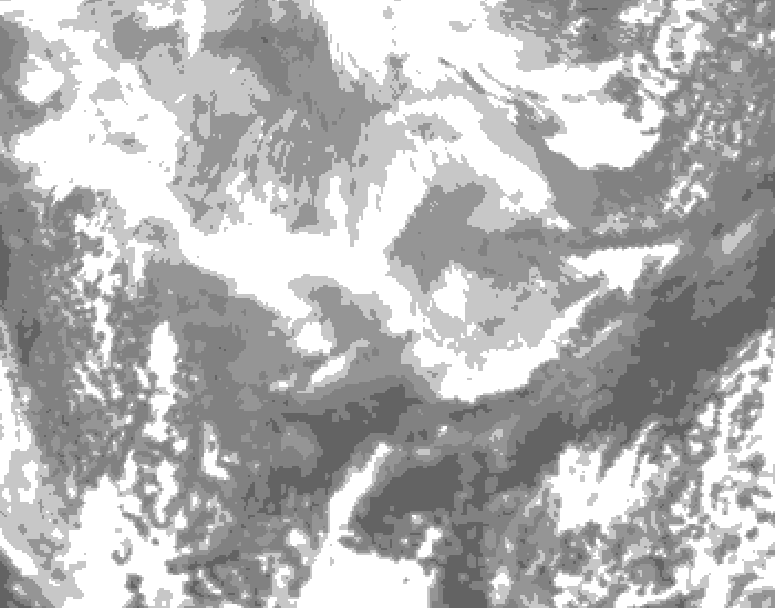 GDPS total cloud 210 hour forecast chart for Canada based on 2026/03/01 1200Z data