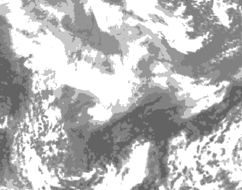 GDPS total cloud 228 hour forecast chart for Canada based on 2026/03/01 1200Z data
