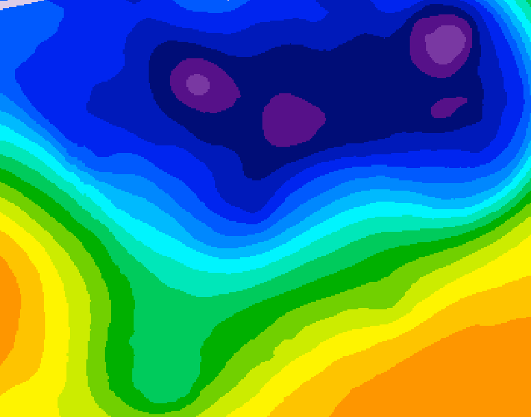 GDPS 500 millibar geopotential height 108 hour forecast chart for Canada based on 2026/03/02 0000Z data