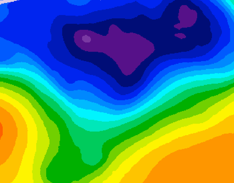 GDPS 500 millibar geopotential height 120 hour forecast chart for Canada based on 2026/03/02 0000Z data