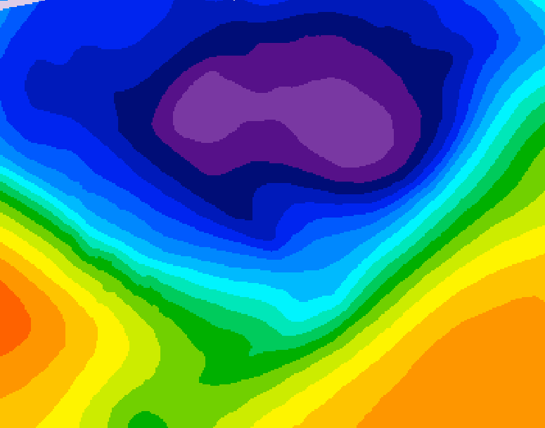 GDPS 500 millibar geopotential height 144 hour forecast chart for Canada based on 2026/03/02 0000Z data