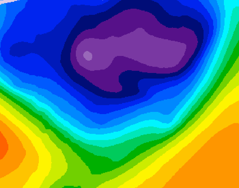 GDPS 500 millibar geopotential height 156 hour forecast chart for Canada based on 2026/03/02 0000Z data