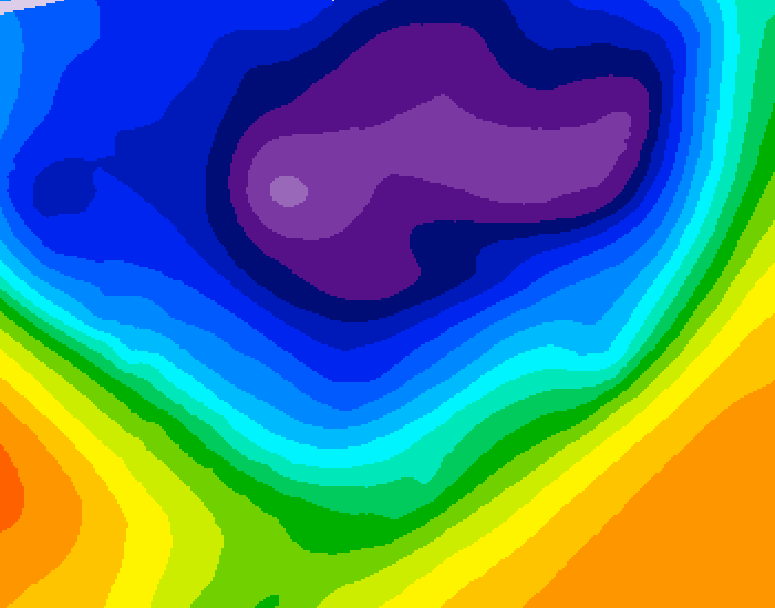 GDPS 500 millibar geopotential height 162 hour forecast chart for Canada based on 2026/03/02 0000Z data