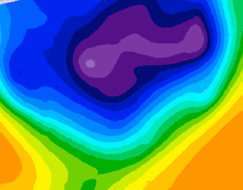 GDPS 500 millibar geopotential height 168 hour forecast chart for Canada based on 2026/03/02 0000Z data