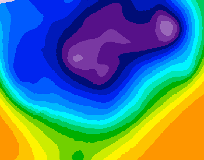 GDPS 500 millibar geopotential height 174 hour forecast chart for Canada based on 2026/03/02 0000Z data