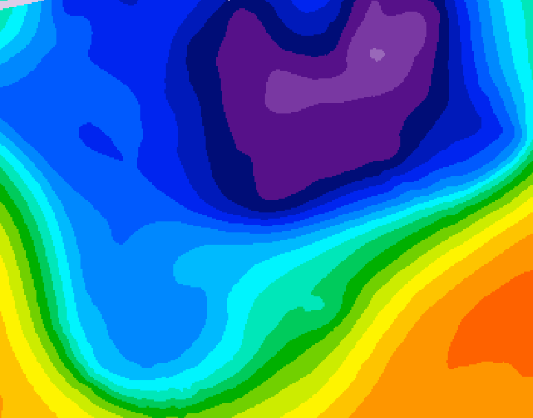 GDPS 500 millibar geopotential height 210 hour forecast chart for Canada based on 2026/03/02 0000Z data