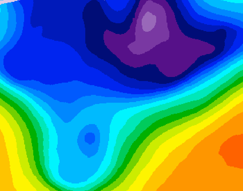 GDPS 500 millibar geopotential height 228 hour forecast chart for Canada based on 2026/03/02 0000Z data