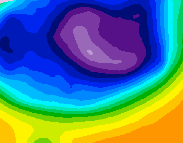 GDPS 500 millibar geopotential height 192 hour forecast chart for Canada based on 2026/03/02 1200Z data