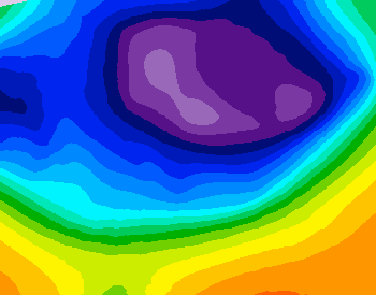 GDPS 500 millibar geopotential height 204 hour forecast chart for Canada based on 2026/03/02 1200Z data