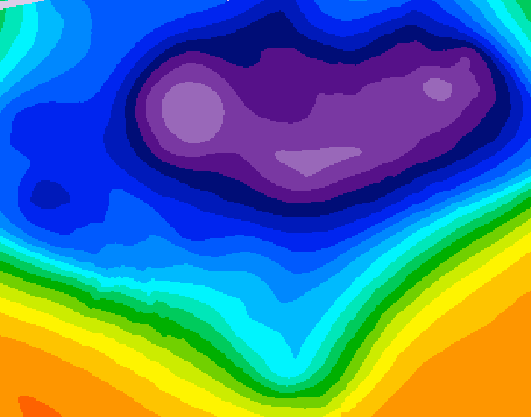 GDPS 500 millibar geopotential height 240 hour forecast chart for Canada based on 2026/03/02 1200Z data