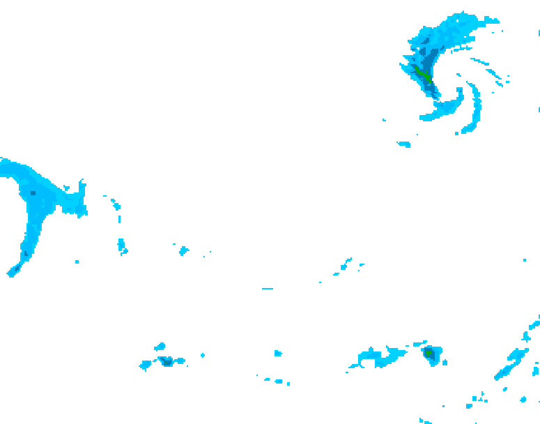 GDPS precipitation 030 hour forecast chart for Canada based on 2026/03/02 0000Z data