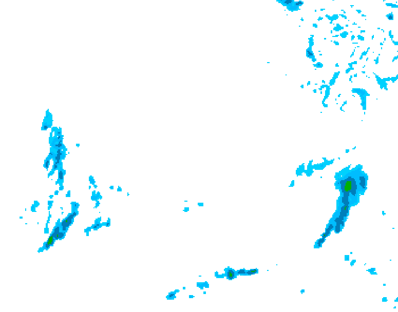 GDPS precipitation 060 hour forecast chart for Canada based on 2026/03/02 0000Z data