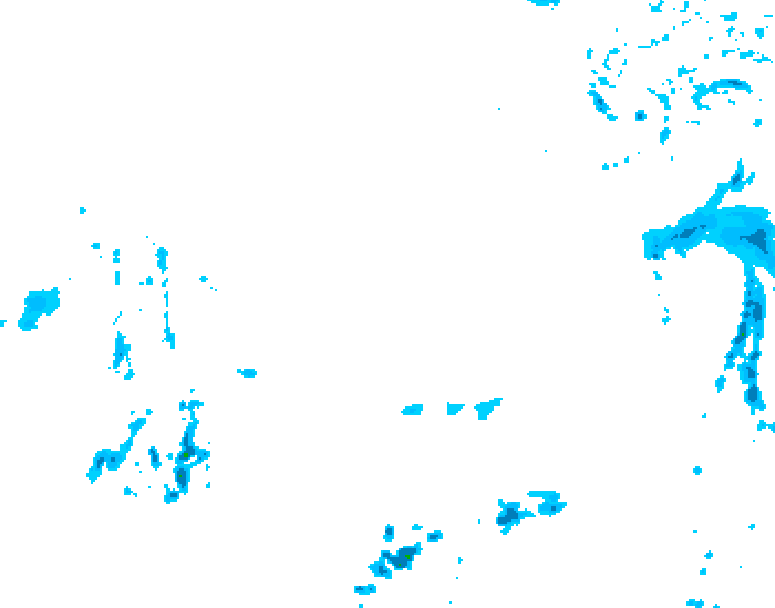 GDPS precipitation 072 hour forecast chart for Canada based on 2026/03/02 0000Z data