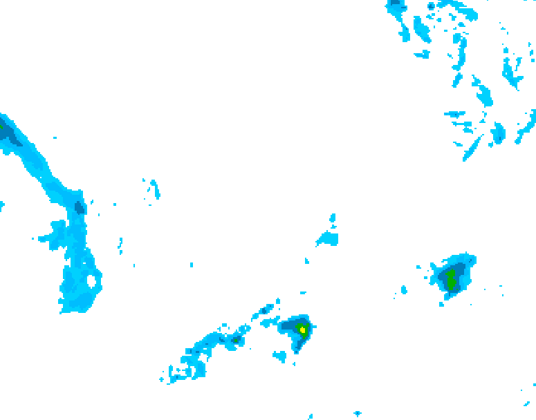 GDPS precipitation 114 hour forecast chart for Canada based on 2026/03/02 0000Z data