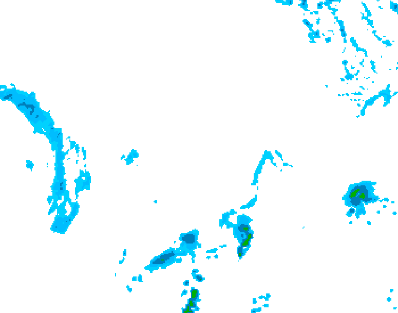 GDPS precipitation 120 hour forecast chart for Canada based on 2026/03/02 0000Z data