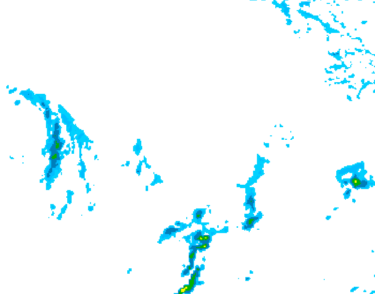 GDPS precipitation 126 hour forecast chart for Canada based on 2026/03/02 0000Z data