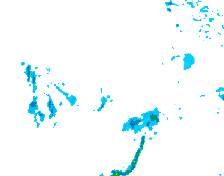 GDPS precipitation 138 hour forecast chart for Canada based on 2026/03/02 0000Z data