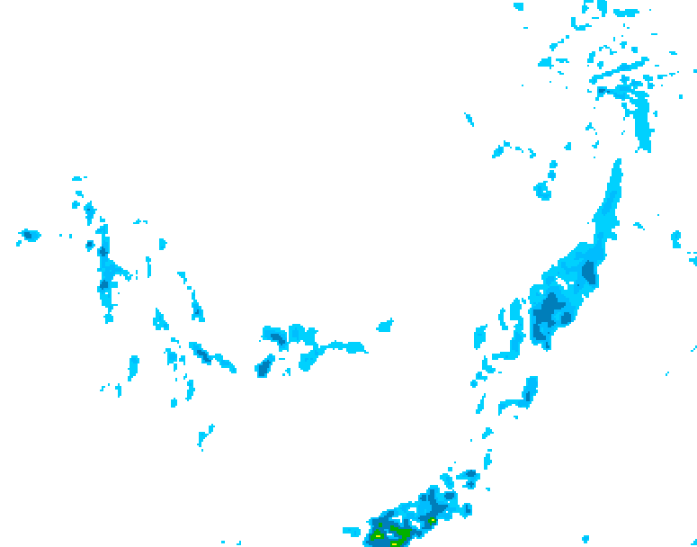 GDPS precipitation 150 hour forecast chart for Canada based on 2026/03/02 0000Z data