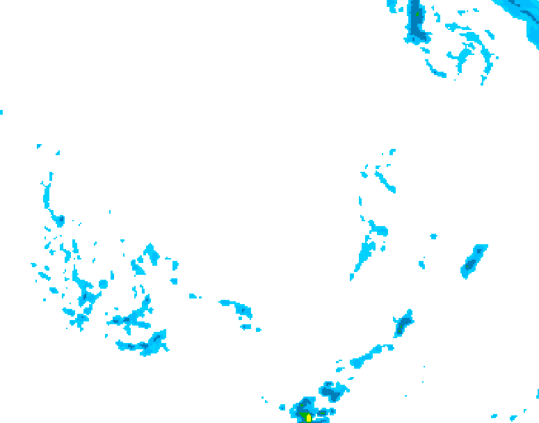 GDPS precipitation 186 hour forecast chart for Canada based on 2026/03/02 0000Z data