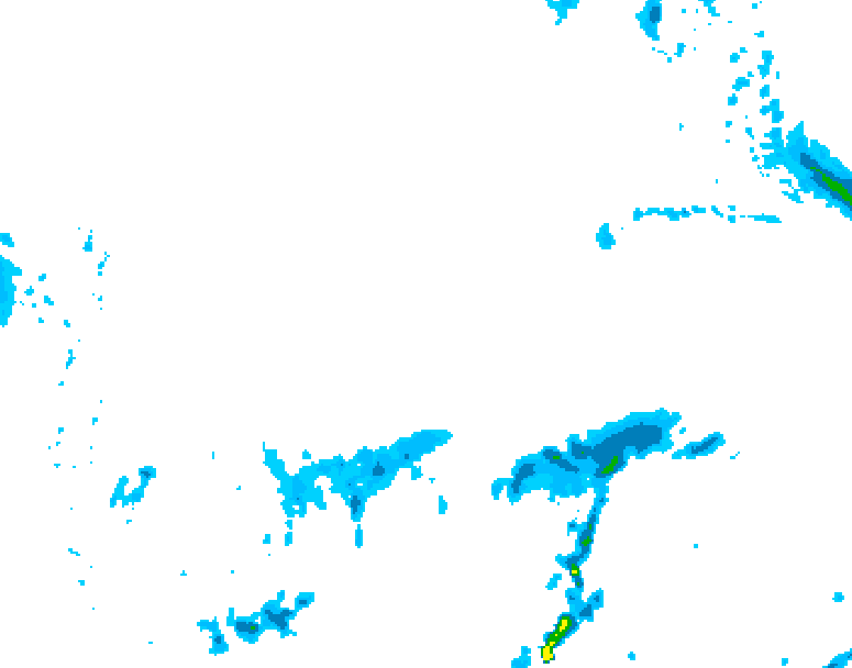 GDPS precipitation 210 hour forecast chart for Canada based on 2026/03/02 0000Z data