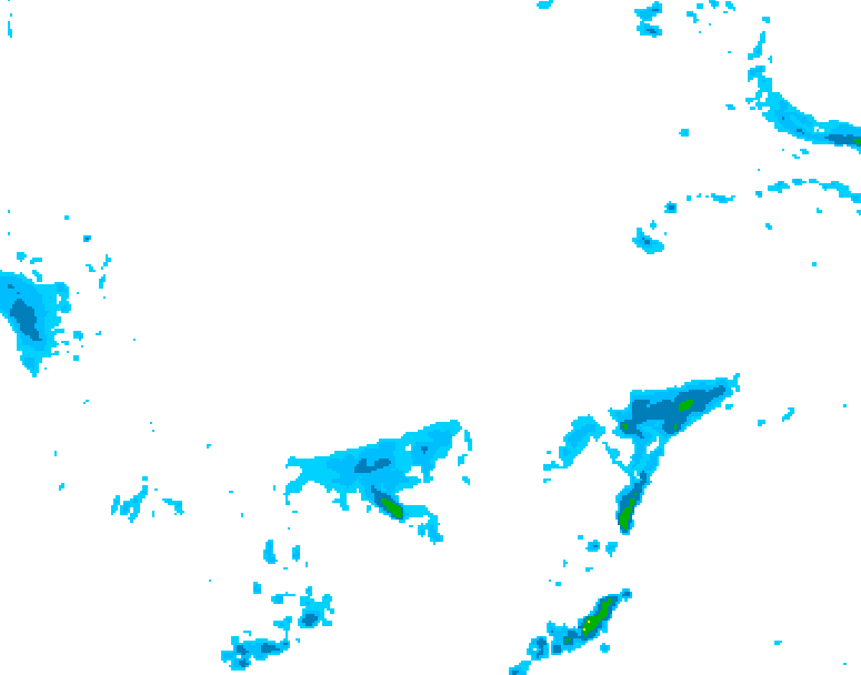 GDPS precipitation 216 hour forecast chart for Canada based on 2026/03/02 0000Z data
