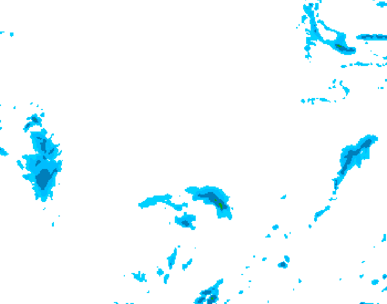 GDPS precipitation 228 hour forecast chart for Canada based on 2026/03/02 0000Z data