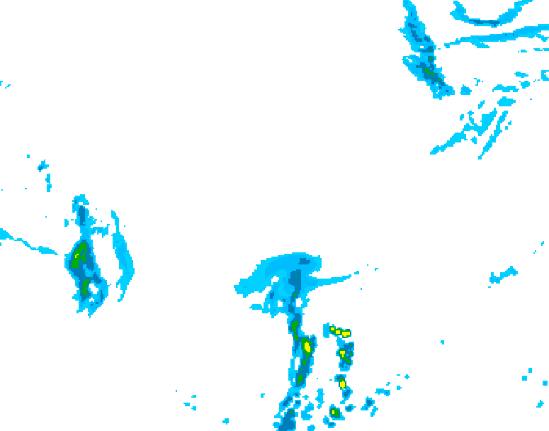 GDPS precipitation 240 hour forecast chart for Canada based on 2026/03/02 0000Z data