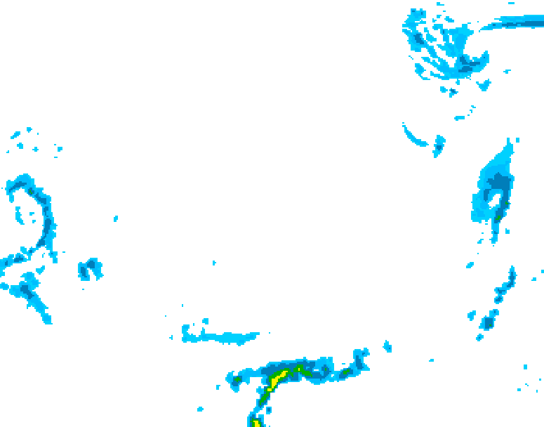 GDPS precipitation 216 hour forecast chart for Canada based on 2026/03/02 1200Z data