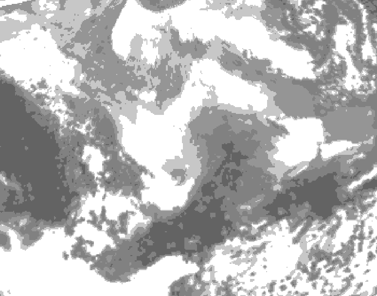 GDPS total cloud 114 hour forecast chart for Canada based on 2026/03/02 0000Z data