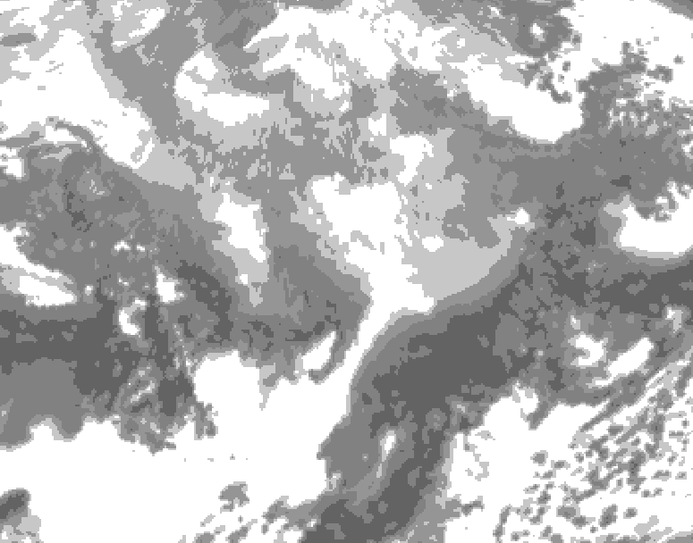 GDPS total cloud 138 hour forecast chart for Canada based on 2026/03/02 0000Z data