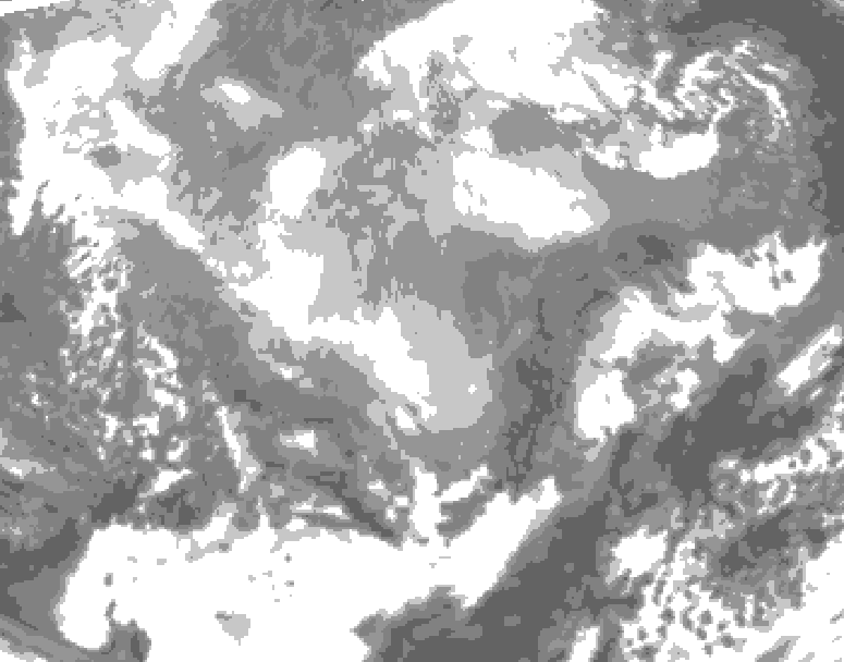 GDPS total cloud 180 hour forecast chart for Canada based on 2026/03/02 0000Z data