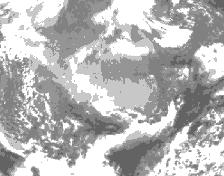 GDPS total cloud 192 hour forecast chart for Canada based on 2026/03/02 0000Z data