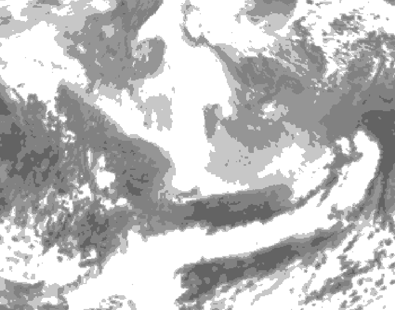 GDPS total cloud 060 hour forecast chart for Canada based on 2026/03/02 1200Z data