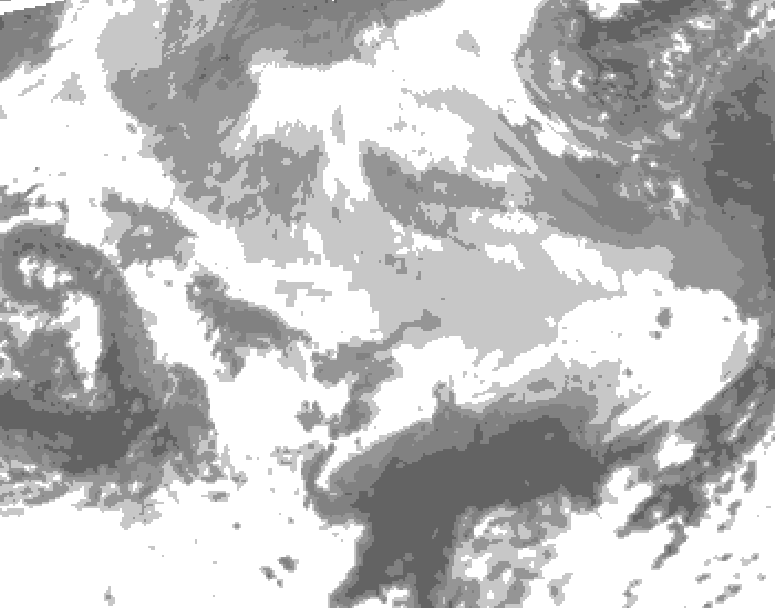 GDPS total cloud 228 hour forecast chart for Canada based on 2026/03/02 1200Z data