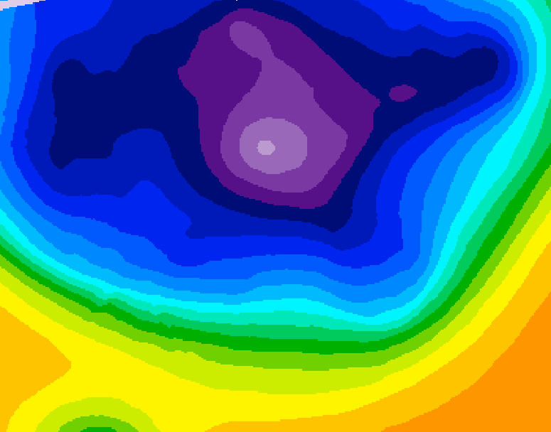 GDPS 500 millibar geopotential height 156 hour forecast chart for Canada based on 2026/03/03 0000Z data