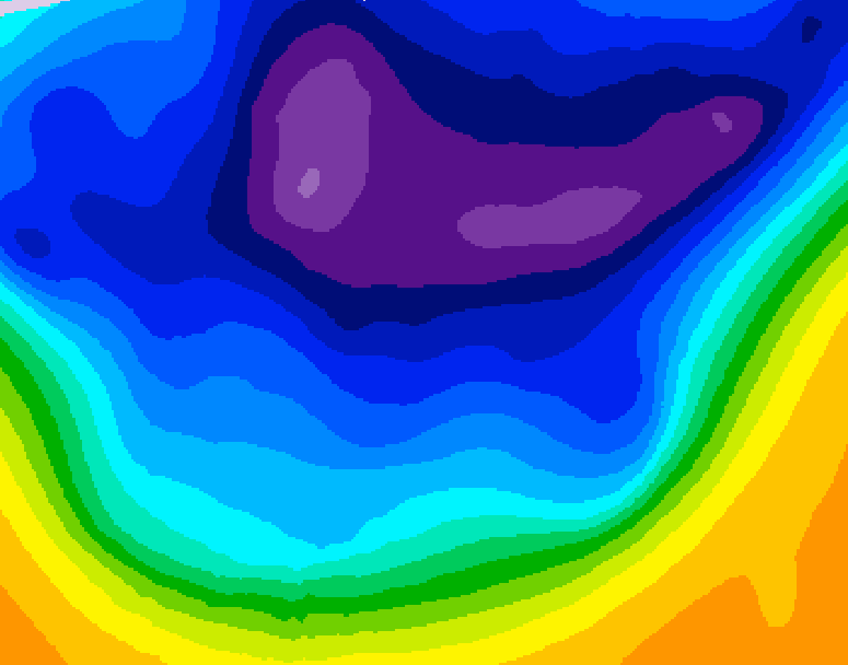 GDPS 500 millibar geopotential height 240 hour forecast chart for Canada based on 2026/03/03 0000Z data