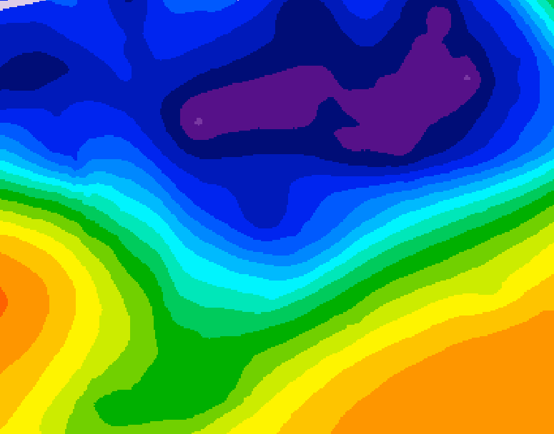 GDPS 500 millibar geopotential height 084 hour forecast chart for Canada based on 2026/03/03 1200Z data