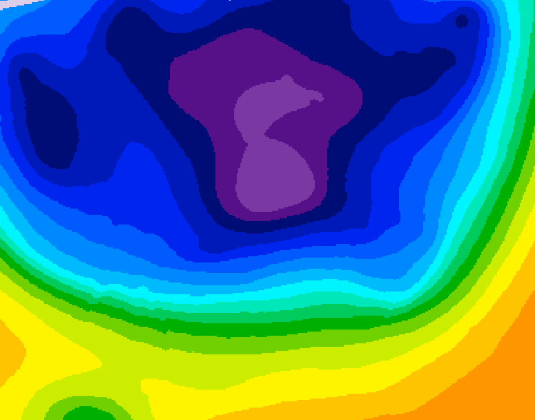 GDPS 500 millibar geopotential height 144 hour forecast chart for Canada based on 2026/03/03 1200Z data