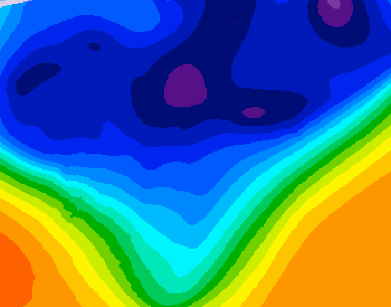 GDPS 500 millibar geopotential height 204 hour forecast chart for Canada based on 2026/03/03 1200Z data