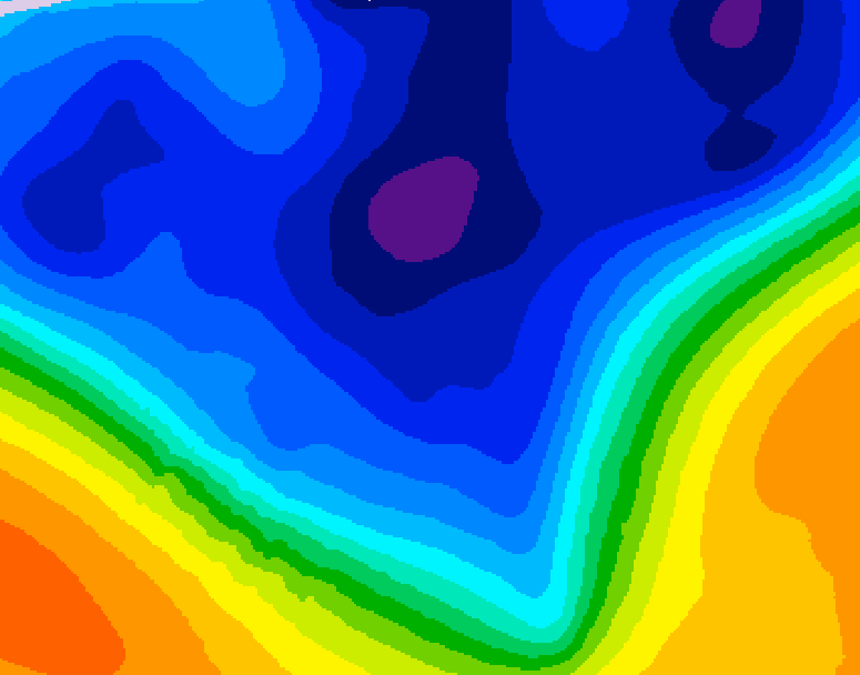 GDPS 500 millibar geopotential height 228 hour forecast chart for Canada based on 2026/03/03 1200Z data