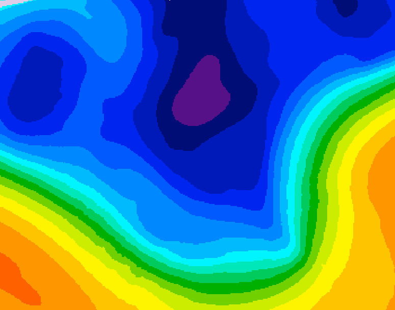 GDPS 500 millibar geopotential height 240 hour forecast chart for Canada based on 2026/03/03 1200Z data