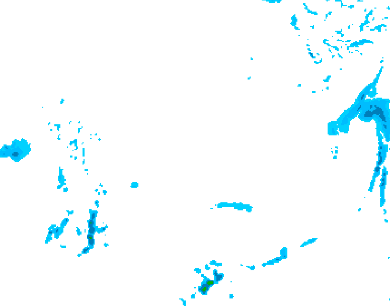 GDPS precipitation 048 hour forecast chart for Canada based on 2026/03/03 0000Z data
