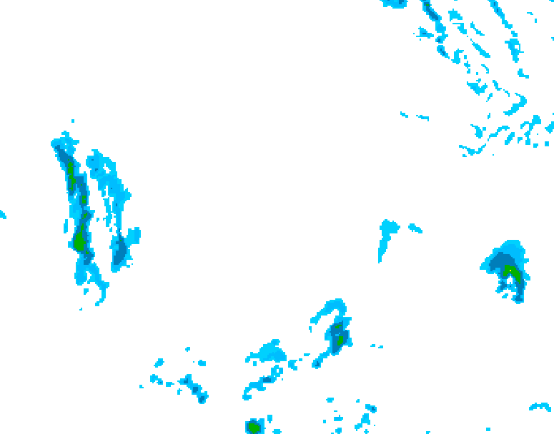 GDPS precipitation 096 hour forecast chart for Canada based on 2026/03/03 0000Z data