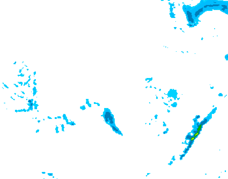 GDPS precipitation 156 hour forecast chart for Canada based on 2026/03/03 0000Z data
